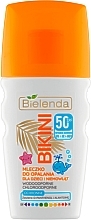 Fragrances, Perfumes, Cosmetics Baby Sun Milk - Bielenda Bikini Sun Milk SPF 50