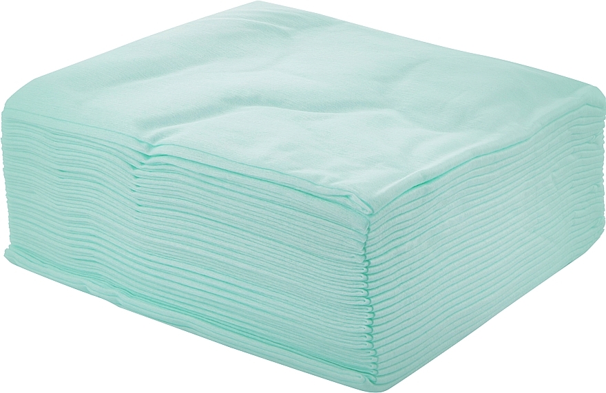 Towels in Box, 40x70cm, 55g/m2, 50pcs, mint - Doily — photo N3