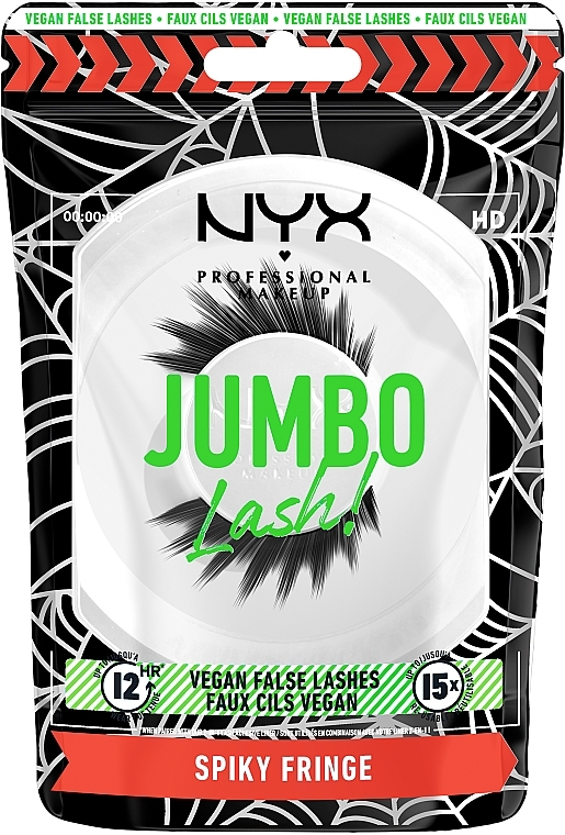 False Eyelashes - NYX Professional Makeup Halloween Jumbo Lash! Spiky Fringe — photo N1