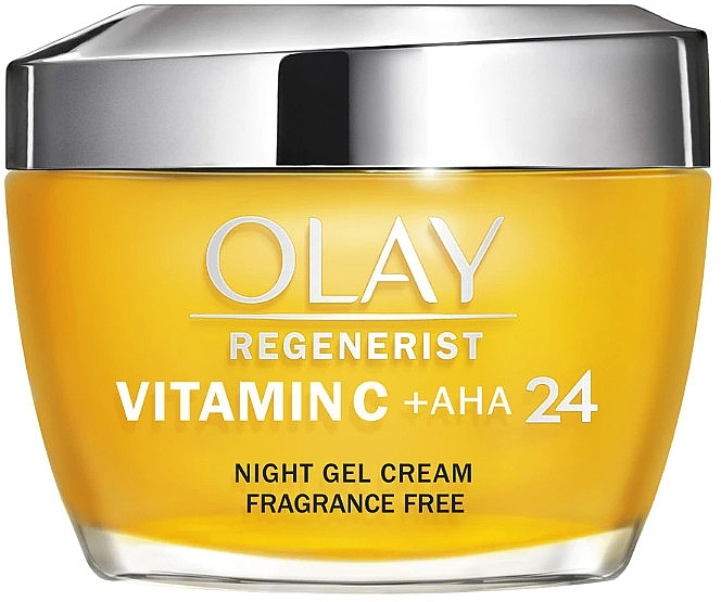 Vitamin C, ANA and Niacinamide Night Face Cream Gel - Olay Regenerist Vitamin C + AHA 24 Night Cream Gel — photo N2