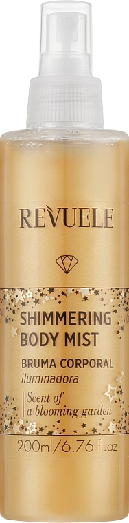 Shimmering Gold Body Mist - Revuele Shimmering Body Mist Gold — photo N1