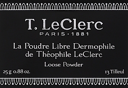 Loose Face Powder - T. LeClerc Le Poudre Libre Dermophile — photo N2