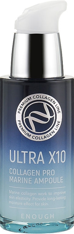 Collagen Face Serum - Enough Ultra X10 Collagen Pro Marine Ampoule — photo N6