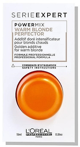 Hair Fluid-Supplement with Golden Pigment - L'Oreal Professionnel Expert Powermix Warm Blonde — photo N1