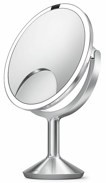 Round Sensor Mirror, 25 cm - Simplehuman Sensor Mirror Trio Max Stainless Steel — photo N3