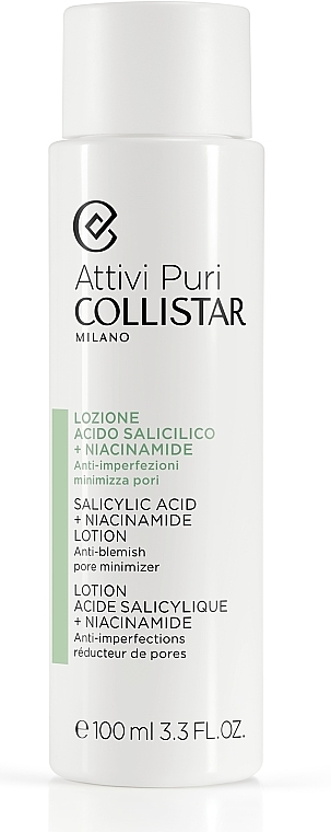 Salicylic Acid & Niacinamide Face Lotion - Collistar Attivi Puri Salicylic Acid + Niacinamide Lotion — photo N1