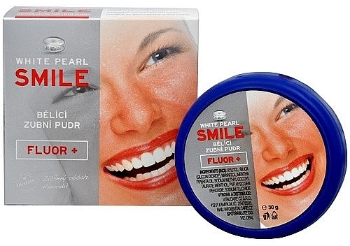 Whitening Tooth Powder - VitalCare White Pearl Smile Tooth Whitening Powder Fluor+ — photo N3