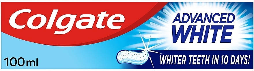 Whiter Teeth in 10 Days Toothpaste - Colgate Advanced White  — photo N4