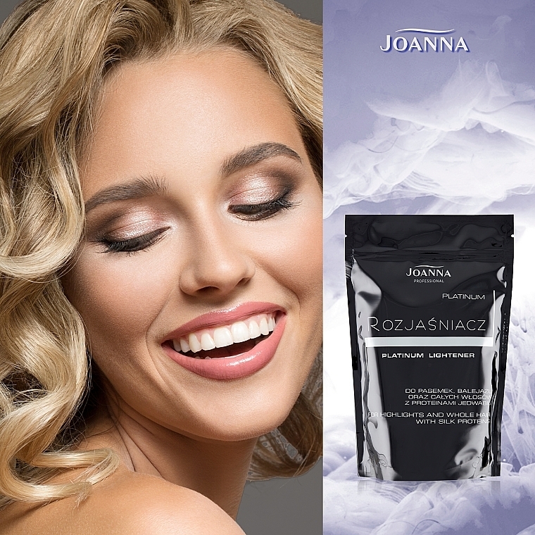 Hair Lightener Platinum - Joanna Professional Lightener (sachet) — photo N4