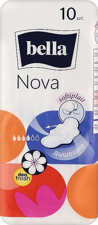 Sanitary Pads Nova Deo Fresh, 10 pcs - Bella — photo N1