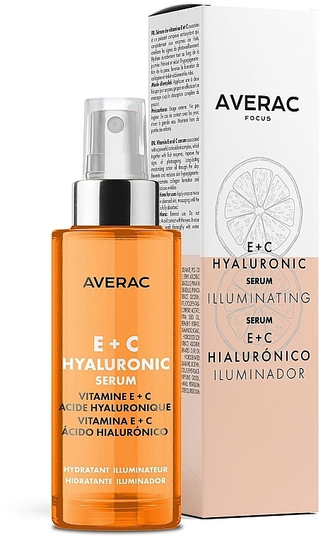 Refreshing Hyaluronic Serum with Vitamins E + C - Averac Focus Hyaluronic Serum With Vitamins E + C — photo N1