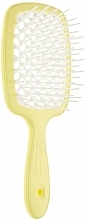 Fragrances, Perfumes, Cosmetics Hair Brush, yellow-white - Janeke Superbrush