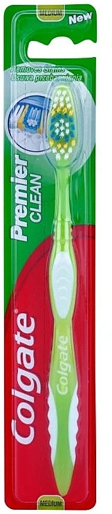 Premier Toothbrush, medium #2, green - Colgate Premier Medium Toothbrush — photo N1