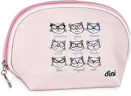 Fragrances, Perfumes, Cosmetics Makeup Bag "Kitties" - Dini d-112