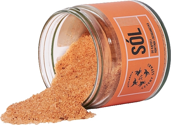 Sea Buckthorn & Bergamot Bath Salt - Cztery Szpaki — photo N6