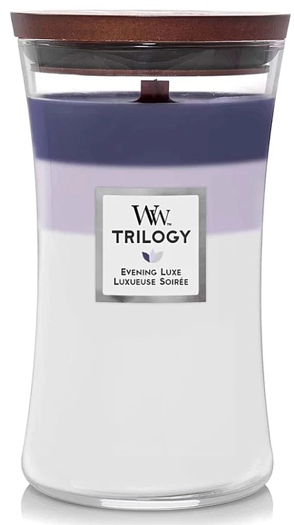 Scented Candle - WoodWick Trilogy Evening Luxe Candle — photo N1