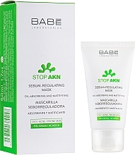 Fragrances, Perfumes, Cosmetics Sebo-Regulating White Clay Mask for Oily & Problem Skin - Babe Laboratorios Stop Akn