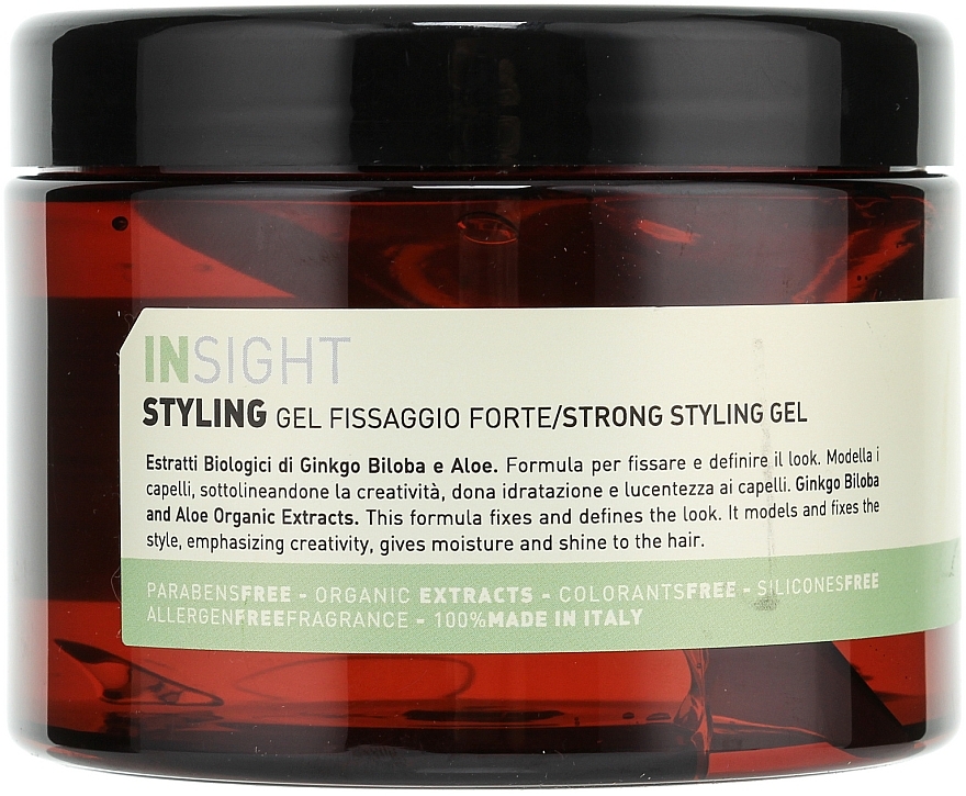 Strong Hold Hair Gel - Insight Strong Styling Gel — photo N3