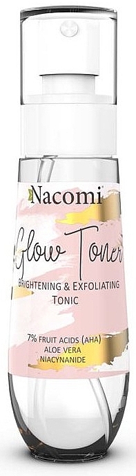 Brightening Face Tonic - Nacomi Glow Brightening & Exfoliating Tonic — photo N1