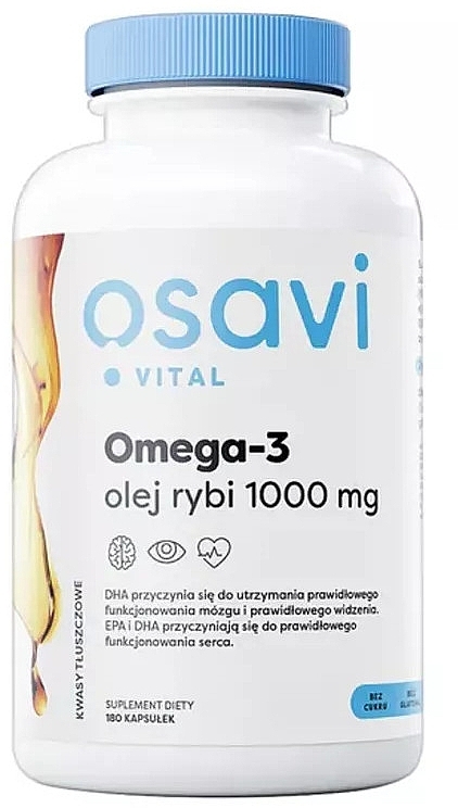 Omega-3 Dietary Supplement, 1000mg - Osavi — photo N1