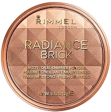 Fragrances, Perfumes, Cosmetics Face Bronzer - Rimmel London Radiance Brick Bronzer
