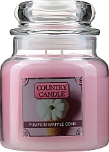 Fragrances, Perfumes, Cosmetics Scented Candle in Jar - Country Candle Pumpkin Waffle Cone