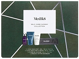 Fragrances, Perfumes, Cosmetics Set - Medik8 Set Self-Care Sunday Collection (ser/30ml + mask/2x50ml + acc/1pc)