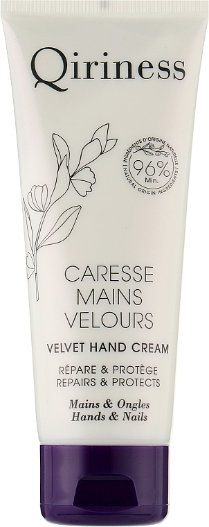 Ultra-Regenerating Hand and Nail Cream, natural formula - Qiriness Velvet Hand Cream — photo N1