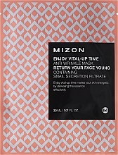 Fragrances, Perfumes, Cosmetics Sheet Mask - Mizon Enjoy Vital-Up Time Anti Wrinkle Mask