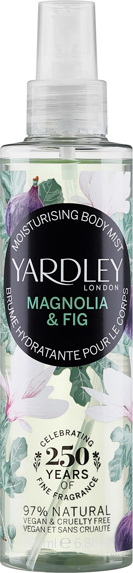 Yardley Magnolia & Fig - Body Spray — photo 200 ml