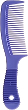 Fragrances, Perfumes, Cosmetics Hair Comb with Rubberized Handle, 499835, dark blue - Inter-Vion