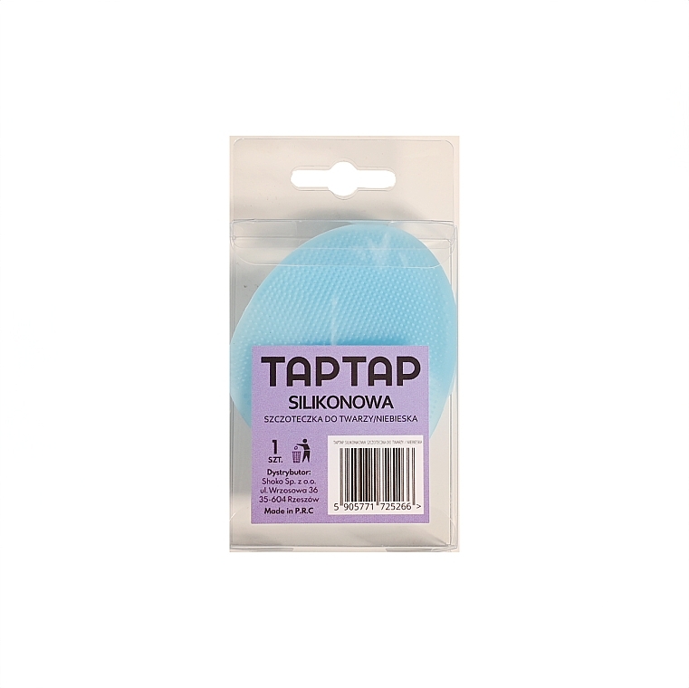 Silicone Face Brush, blue - Taptap  — photo N2
