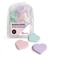 Heart Makeup Sponge, pink - IDC Institute Makeup Sponge Heart — photo N2