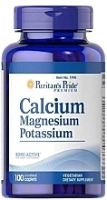 Fragrances, Perfumes, Cosmetics Supplement 'Calcium, Magnesium and Potassium' - Puritan's Pride Calcium Magnesium and Potassium