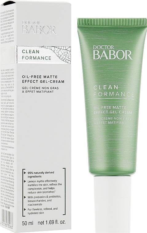 Mattifying Oil-Free Facial Gel Cream - Babor Doctor Babor Clean Formance Oil-Free Matte Effect Gel Cream — photo N2