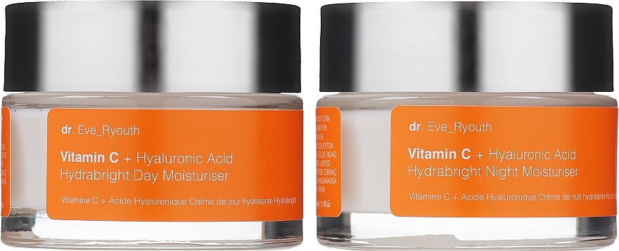 Set - Dr. Eve_Ryouth Hydra Brightening Vitamin C Day & Night Set (d/cr/50ml + n/cr/50ml) — photo N1