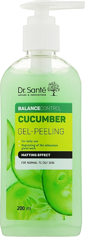 Gentle Cleansing Gel - Dr. Sante Cucumber Balance Control — photo N1