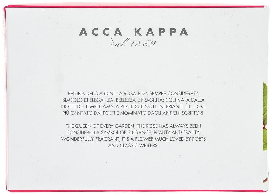 Toilet Soap - Acca Kappa Rose Soap Collection — photo N3