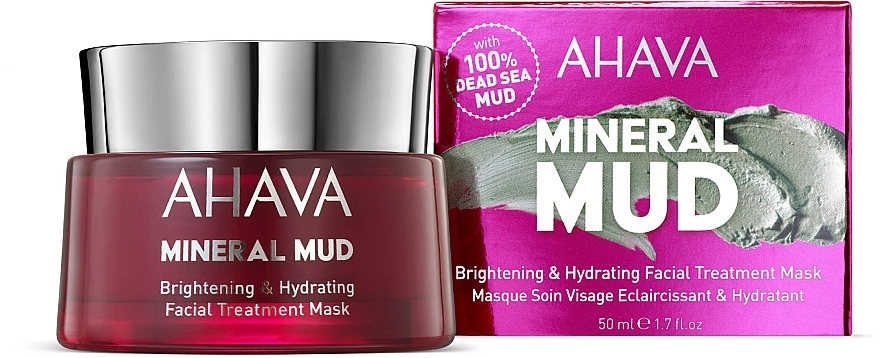 Moisturizing Face Mask - Ahava Mineral Mud Brightening & Hydrating Facial Treatment Mask — photo N2