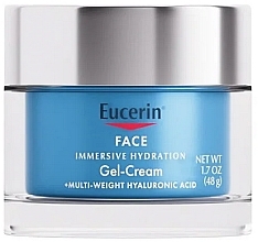 Fragrances, Perfumes, Cosmetics Moisturizing Face Gel Cream - Eucerin Face Immersive Hydration Gel-Cream