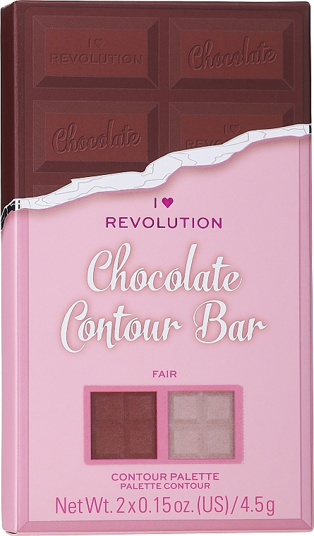 Contour Palette - I Heart Revolution Chocolate Contour Palette — photo N2