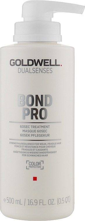 Strengthening mask for Thin & Brittle Hair - Goldwell DualSenses Bond Pro 60SEC Treatment — photo N2