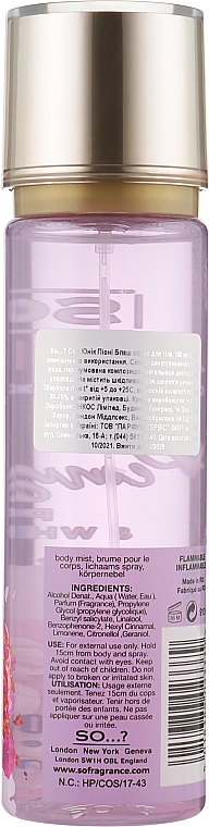 Body Spray - So...? Unique Peony Blush Body Mist — photo N2