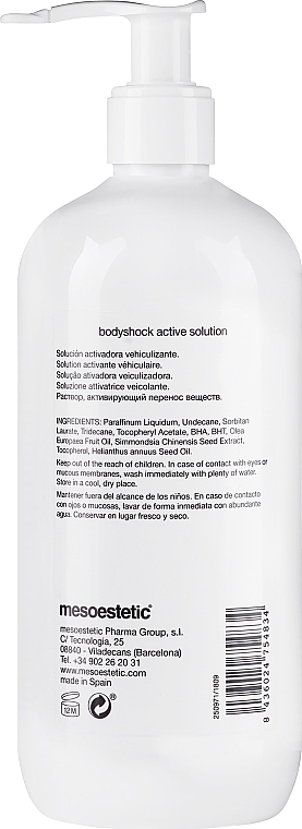 Activator Massage Emulsion - Mesoestetic Bodychock Active Solution — photo N2