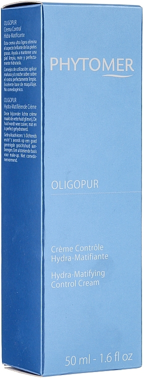 Moisturizing Mattifying Cream Fluid - Phytomer OligoPur Hydra-Matifying Control Cream — photo N1