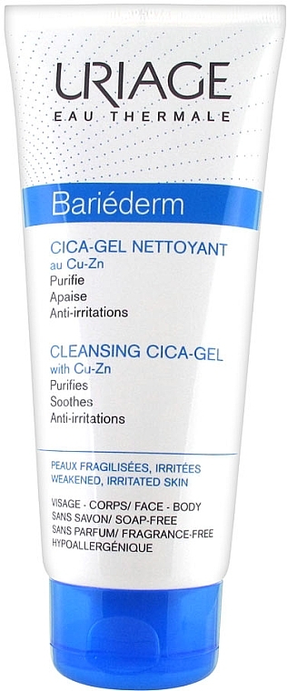 Cleansing Cica-Gel with Cu-Zn - Uriage Bariederm Cleansing Cica-Gel  — photo N1