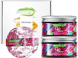 Fragrances, Perfumes, Cosmetics Set - Organique Go Slow (b/bomb/170 g + sh/foam/100 ml + b/butter/100 ml)