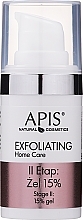 Home Care "Intensive Skin Renewal In 20 Days" - Apis Professional Exfoliating Home Care (emuls/15ml + gel/15ml) — photo N2