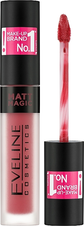 Liquid Matte Lipstick - Eveline Cosmetics Matt Magic Lip Cream — photo N1