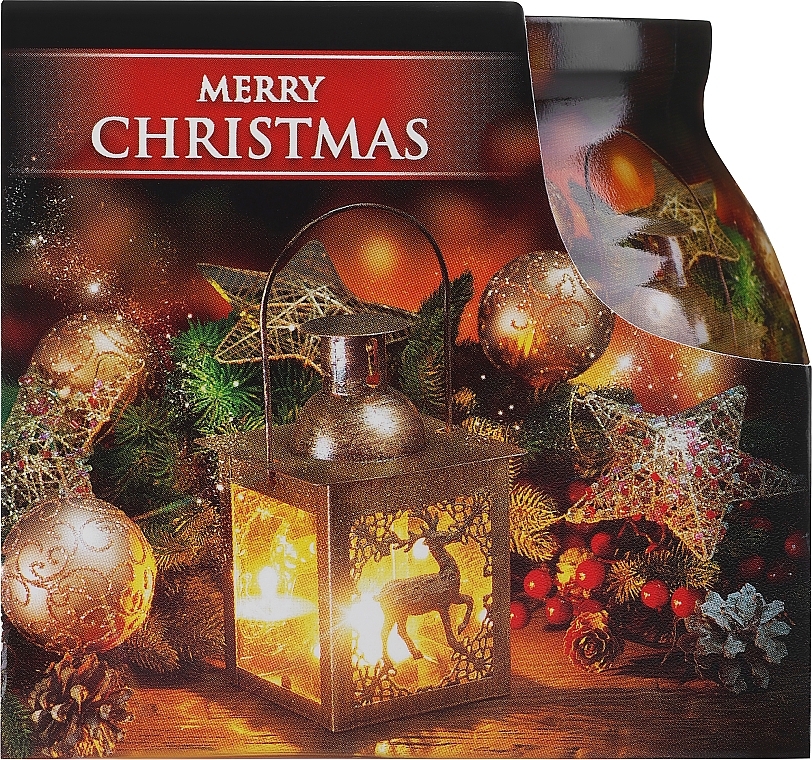 Candle i - Admit Candle In Glass Cover Christmas Lantern — photo N2